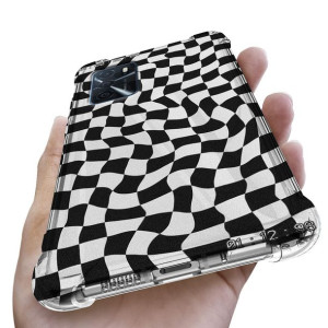 Etui Antishock do OPPO A16 Kwiaty Flower Top Wzory