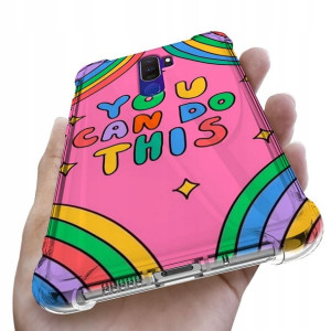 Etui Antishock do OPPO A5 2020 Kwiaty Flower Wzory