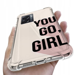 Etui Antishock do OPPO A57 5G Girl Pink Top Wzory