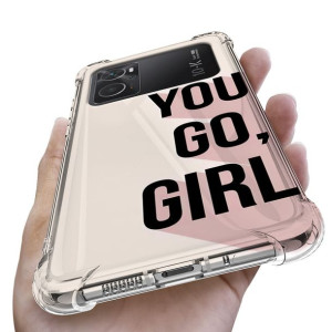 Etui Antishock do OPPO K10 PRO 5G Girl Pink Wzory