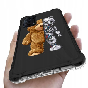 Etui ANTISHOCK do OPPO RENO 5 5G Bearbrick Wzory