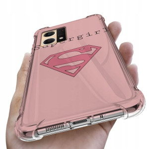 Etui Antishock do OPPO RENO 7 4G Girl Pink Wzory