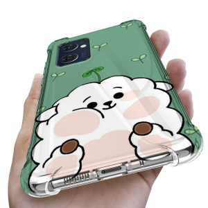 Etui ANTISHOCK do OPPO RENO 7 5G Zwierzątka Wzory
