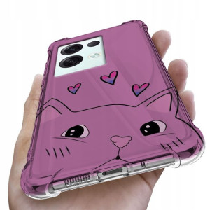 Etui ANTISHOCK do OPPO RENO 8 5G Zwierzątka Wzory