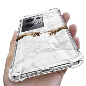 Etui ANTISHOCK do OPPO RENO 8 PLUS Aniołki Wzory