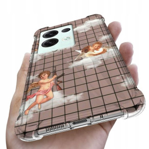 Etui ANTISHOCK do OPPO RENO 8 PRO 5G Aniołki Wzory