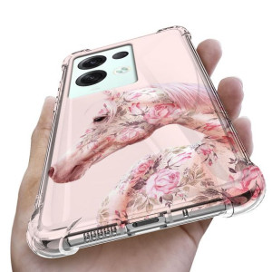 Etui ANTISHOCK do OPPO RENO 8 PRO Modne Top Wzory