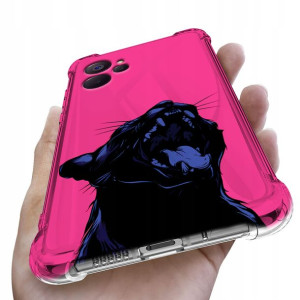 Etui ANTISHOCK do REALME 10 5G Love Pink Top Wzory