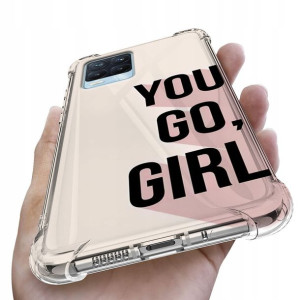 Etui Antishock do REALME 8 Dziewczęce Pink Wzory