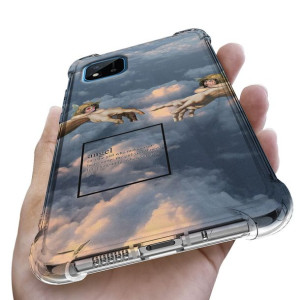 Etui ANTISHOCK do REALME C20 Aniołki Angel Wzory