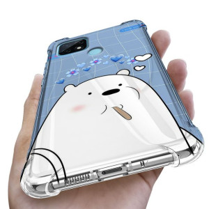 Etui Antishock do REALME C21 Case Bare Bears Wzory