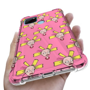 Etui Antishock Do REALME C21Y Kwiatowe Top Wzory