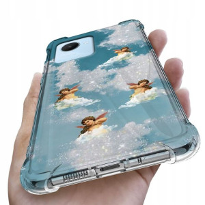 Etui Antishock do REALME C30 Aniołki Angel Wzory