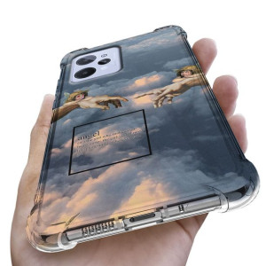 Etui Antishock do REALME C31 Case Aniołki Wzory