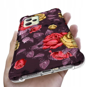 Etui Antishock Do REALME C35 Flower Kwiaty Wzory