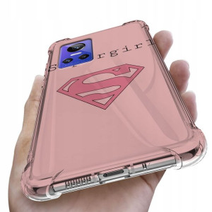 Etui Antishock do REALME GT NEO 3 Girl Pink Wzory