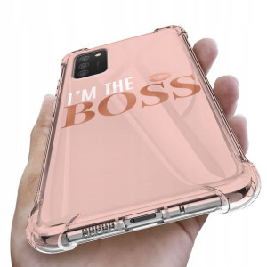 Etui Antishock do SAMSUNG A02S Girl Pink Top Wzory