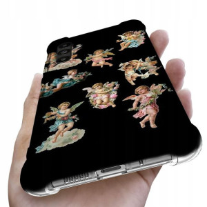 Etui ANTISHOCK do SAMSUNG A04s Aniołki Angel Wzory