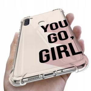 Etui Antishock do SAMSUNG A11 Girl Pink Top Wzory