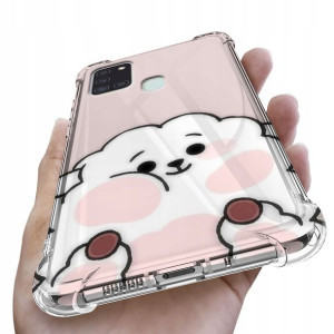 Etui Antishock do SAMSUNG A21s Bare Bears Wzory