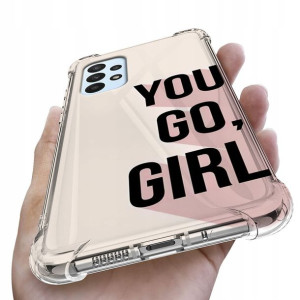 Etui Antishock do SAMSUNG A23 5G Girl Pink Wzory