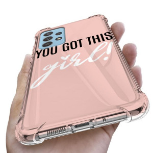 Etui Antishock do SAMSUNG A33 5G Girl Pink Wzory
