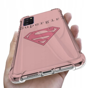 Etui Antishock do SAMSUNG A41 Girl Pink Top Wzory