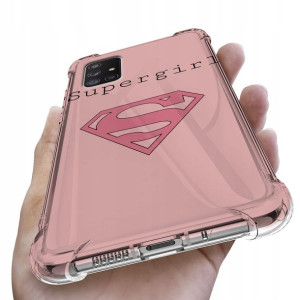 Etui Antishock do SAMSUNG A71 5G Girl Pink Wzory