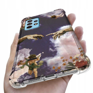 Etui ANTISHOCK do SAMSUNG A73 5G Aniołki Top Wzory