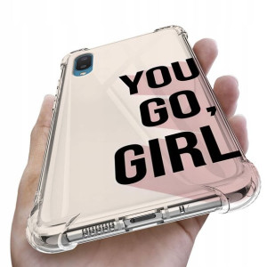 Etui Antishock do SAMSUNG M02 4G Girl Pink Wzory