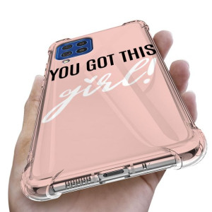 Etui Antishock do SAMSUNG M62 Girl Pink Top Wzory