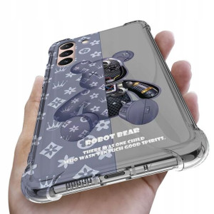 Etui ANTISHOCK do SAMSUNG S21 Case Bearbrick Wzory