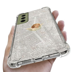 Etui ANTISHOCK do SAMSUNG S21FE Aniołki Top Wzory