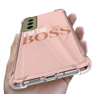 Etui Antishock do SAMSUNG S21FE Girl Pink Wzory