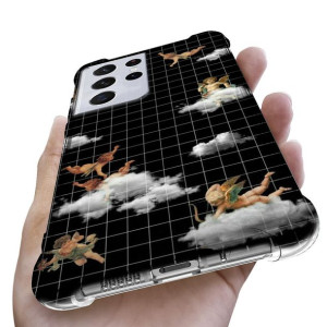 Etui ANTISHOCK do SAMSUNG S30 ULTRA Aniołki Wzory