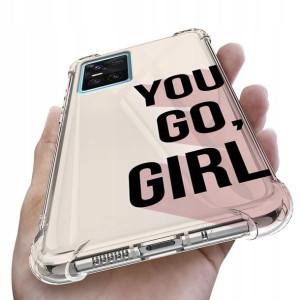 Etui Antishock do VIVO S10 Dziewczęce Pink Wzory