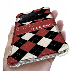 Etui Antishock do VIVO X80 Case Bearbrick Wzory