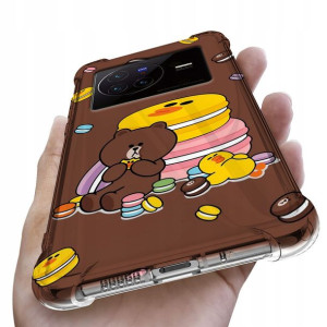 Etui Antishock do VIVO X80 Case Sweet Top Wzory