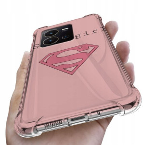 Etui Antishock do VIVO Y35 Dziewczęce Pink Wzory