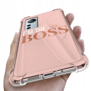 Etui Antishock do XIAOMI 12 LITE Girl Pink Wzory