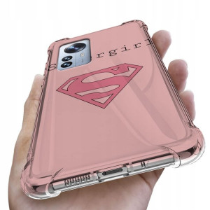 Etui Antishock do XIAOMI 12 PRO Girl Pink Wzory