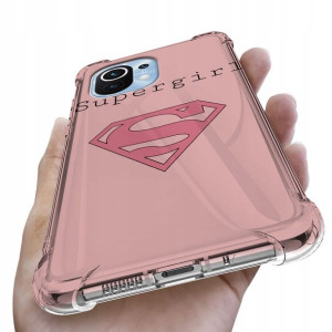 Etui Antishock do XIAOMI MI 11 Girl Pink Top Wzory
