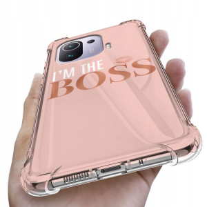 Etui Antishock do XIAOMI MI 11 PRO Girl Pink Wzory