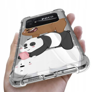 Etui Antishock do XIAOMI POCO C40 Bare Bears Wzory