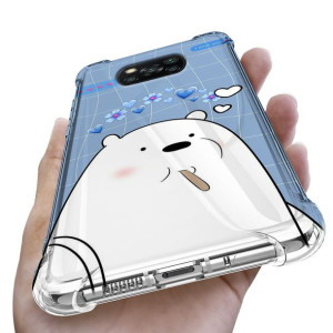 Etui Antishock do XIAOMI POCO X3 Bare Bears Wzory