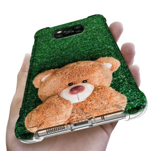 Etui Antishock do XIAOMI POCO X3 Case Flower Wzory