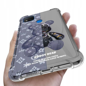 Etui ANTISHOCK do XIAOMI REDMI 9C Bearbrick Wzory