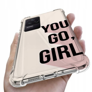 Etui Antishock do XIAOMI REDMI K50 Girl Pink Wzory
