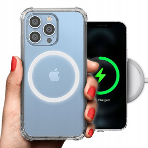 Etui Antishock MAGSAFE Biały do IPHONE 14 PRO MAX