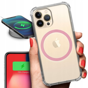 Etui Antishock MAGSAFE Różowy do IPHONE 13 PRO MAX